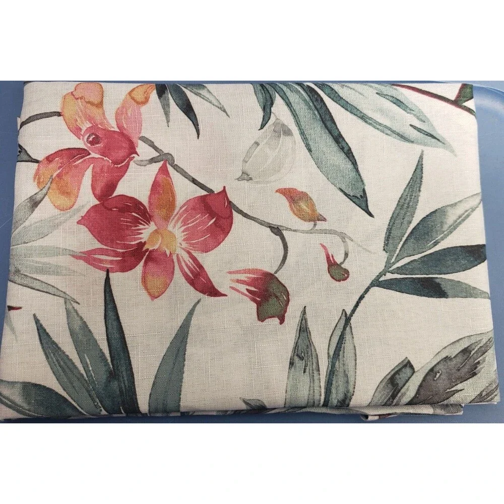 Textured Printed Fabric Tablecloth,60